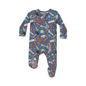 Angel Dear Bamboo 2 Way Zipper Footie Tools 3-6 months